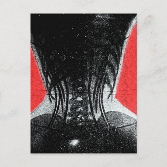 X-Ray De Femme Dans Une Carte Postale Corset (Devant)