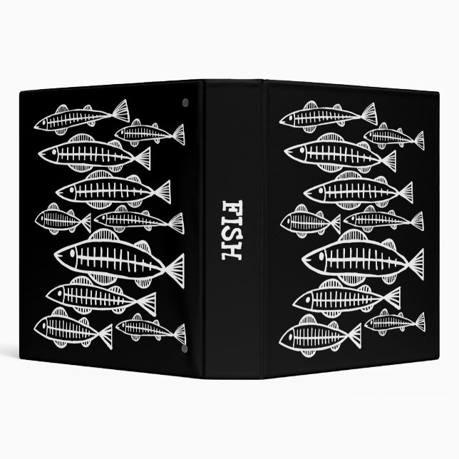 X-Ray Fish - (1.5in) Binder (Background)