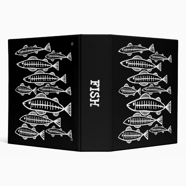 X-Ray Fish - (2.0in) Binder (Background)