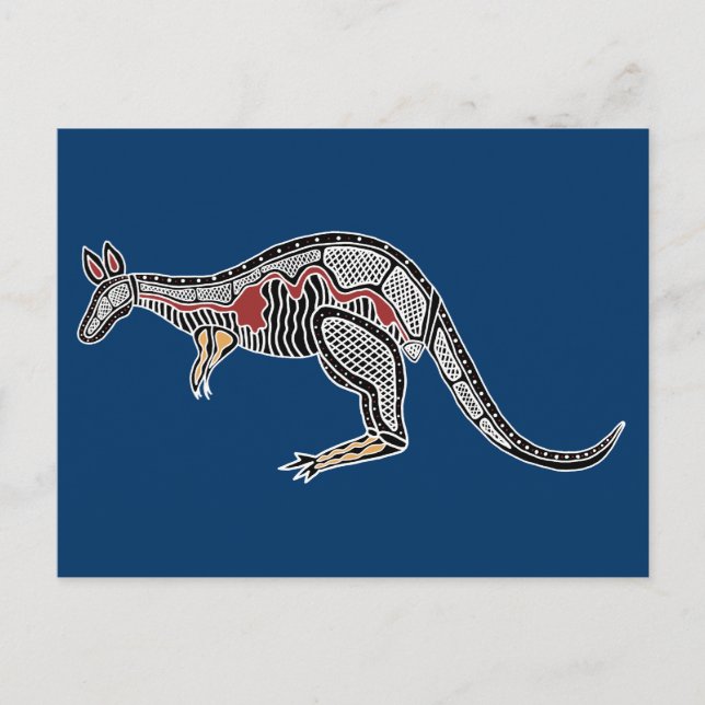 X-Ray Kangaroo Postcard (Front)