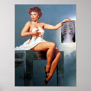 X-Ray Pin Up Poster