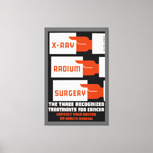 X-Ray, Radium, Surgery Canvas Print