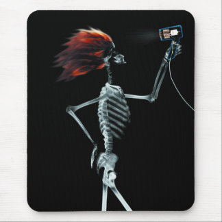 X-RAY SKELETON HAIR STYLING - ORIGINAL MOUSE PAD