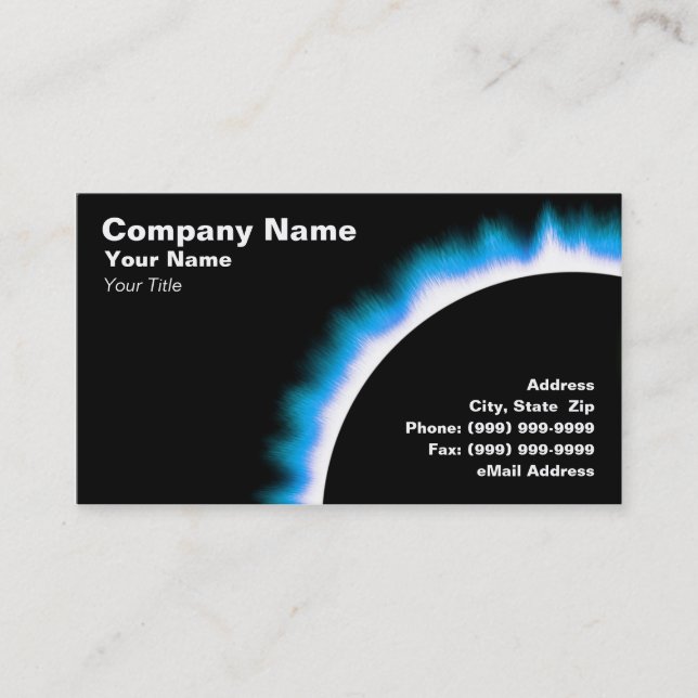 X-Ray Solar Eclipse Business Card (Front)