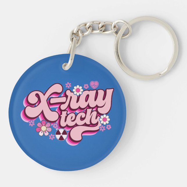 X-Ray Tech Acrylic Keychain, Double sided Keychain (Back)