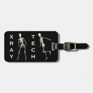 X-Ray Tech and Three Fun Skeletons Luggage Tag