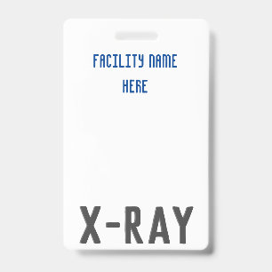 X-Ray Tech Badge Hanger