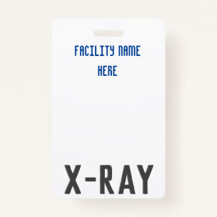 X-Ray Tech Badge Hanger