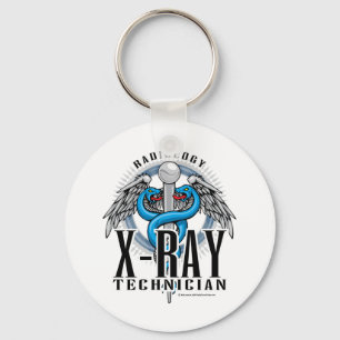 X-Ray Tech Caduceus Keychain
