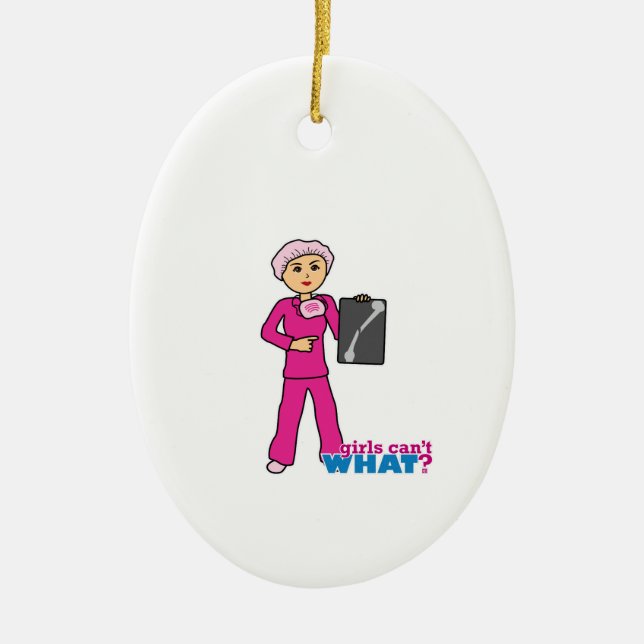 X-Ray Tech - Medium Ceramic Ornament (Front)