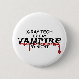 X-Ray Tech Vampire by Night 2 Inch Round Button