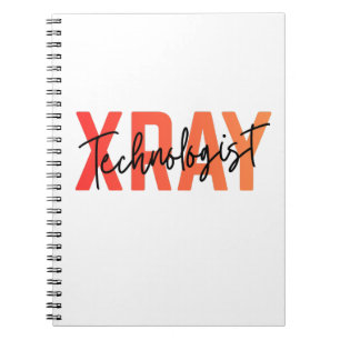 X Ray Technologist Graduation Gift Notebook