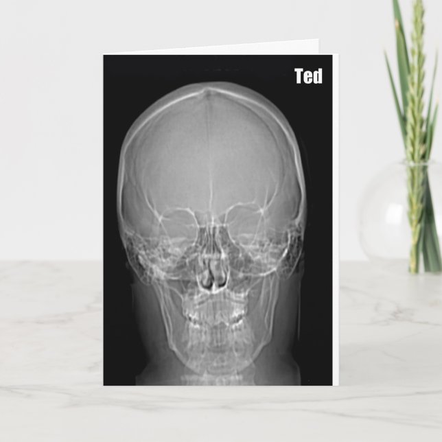 X-ray Ted Birthday Card (Front)