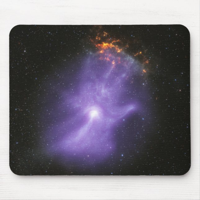 X-Ray Telescopes Ghostly Cosmic Hand Mouse Pad (Front)