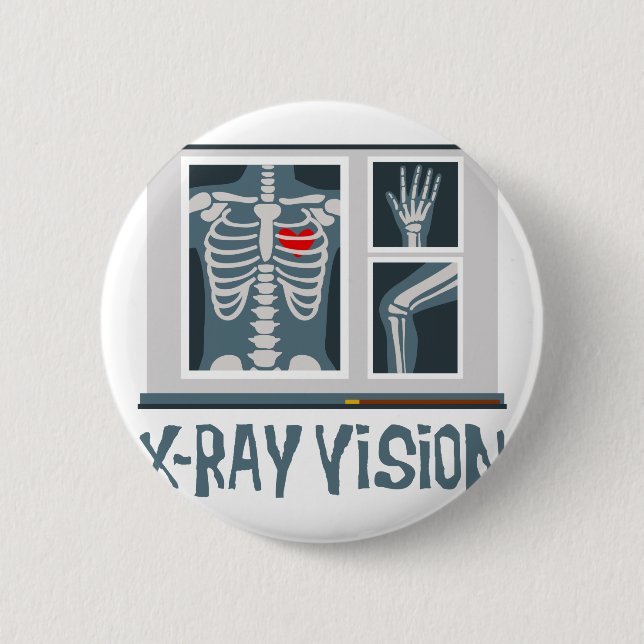 X-Ray Vision 2 Inch Round Button (Front)