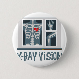 X-Ray Vision 2 Inch Round Button