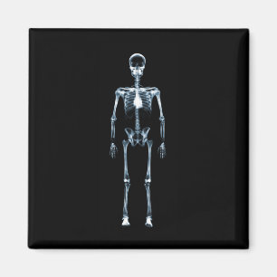 X-Ray Vision Blue Single Skeleton Magnet