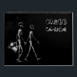 X-Ray Vision Skeleton 2011 Calendar<br><div class="desc">X-Ray Vision Skeleton 2011 Calendar - Makes a really cool Halloween, Christmas or New Year's gift for men or women. An awesome gift for doctors, goths, punks and people who love strange art.</div>