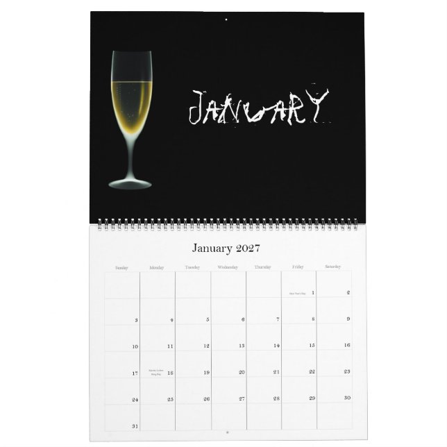 X-Ray Vision Skeleton 2011 Calendar (Jan 2027)