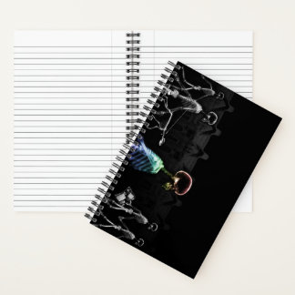 X-Ray Vision Skeleton City Scene Notebook
