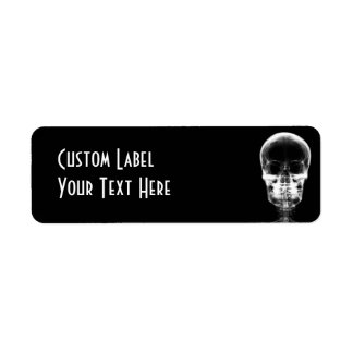 X-RAY VISION SKELETON SKULL - B&W