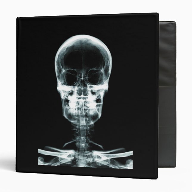 X-RAY VISION SKELETON SKULL - ORIGINAL BINDER (Front/Inside)