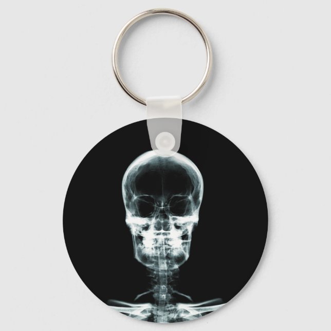 X-RAY VISION SKELETON SKULL - ORIGINAL KEYCHAIN (Front)
