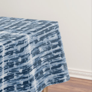 X-Ray Watercolor Shibori Stripe Tablecloth
