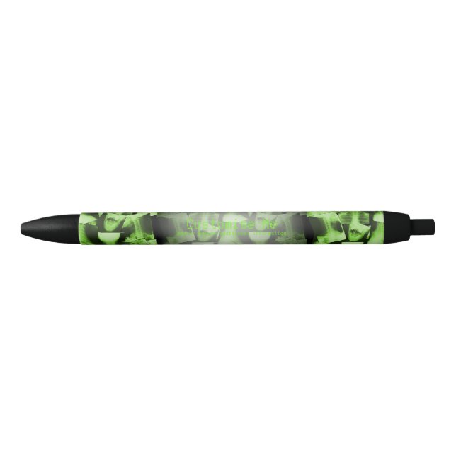 X-Rayed - Radioactive Green Black Ink Pen (Front)