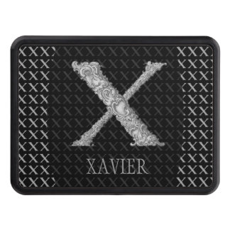 X - The Falck Alphabet (Silvery) Trailer Hitch Cover