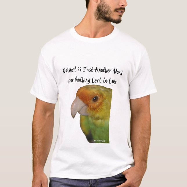 X-tinction! Carolina Parakeet T-Shirt (Front)