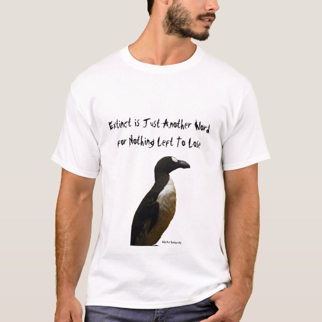 X-tinction! Great Auk T-Shirt (Front)