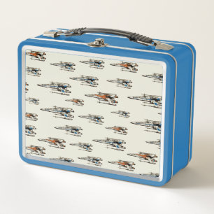 X-Wing Starfighter Pattern Metal Lunch Box