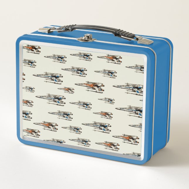 X-Wing Starfighter Pattern Metal Lunch Box (Front)