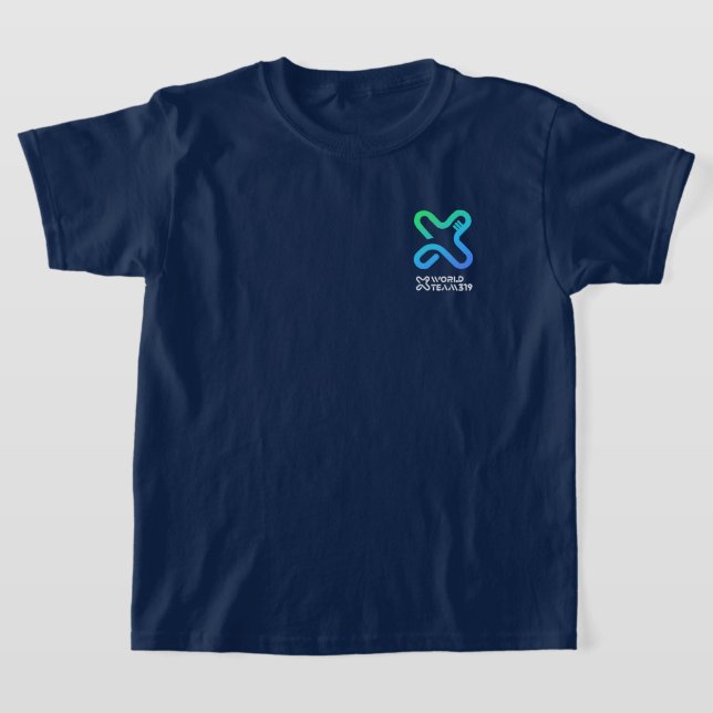 X World Team 319-20250221 T-shirt de base pour enf (Poser)