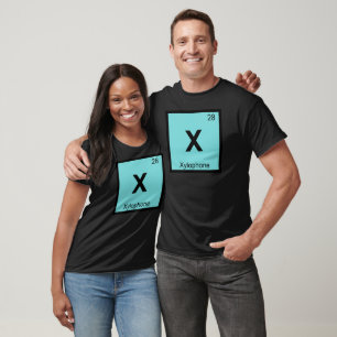 X - Xylophone Music Chemistry Periodic Table T-Shirt