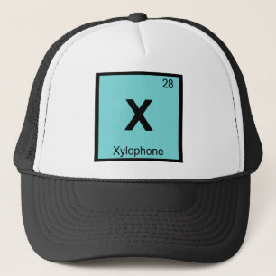 X - Xylophone Music Chemistry Periodic Table Trucker Hat