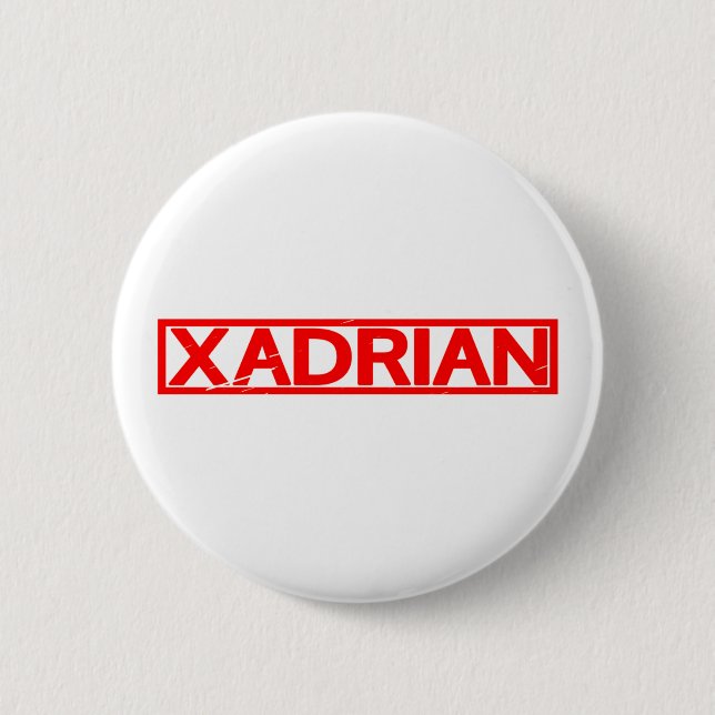 Xadrian Stamp 2 Inch Round Button (Front)