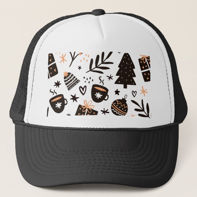 xams pattrens trucker hat (Front)