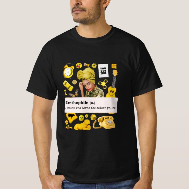XANTHOPHILE YELLOW ELEMENT YELLOW LOVER T-Shirt (Front)