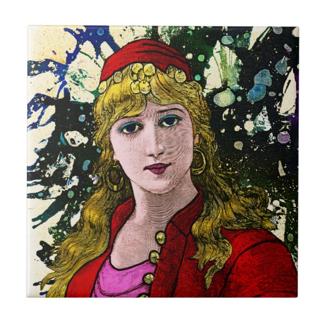 Xanthyra by Michael Moffa Tile (Front)