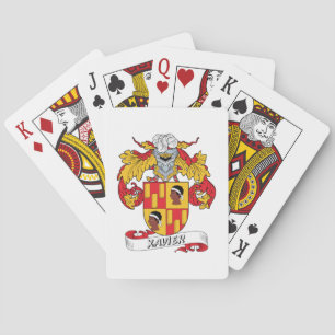 Xavier Family Crest Playing Cards