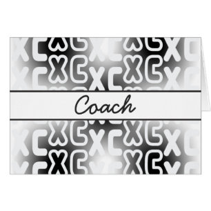 XC Cross Country Coach Note Card