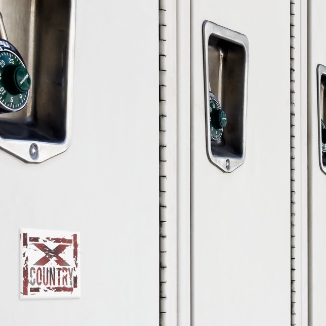 XC Cross Country Runner Magnet (In Situ (Locker))