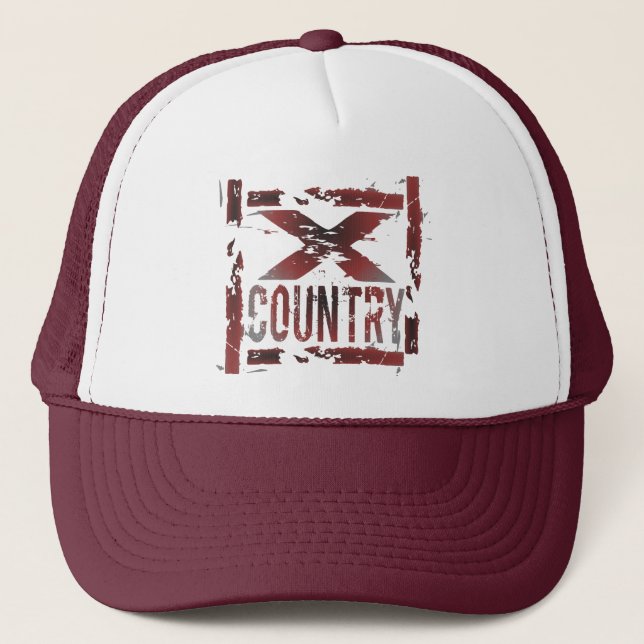 XC Cross Country Runner Trucker Hat (Front)