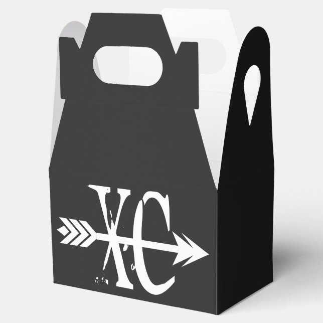 XC Cross Country Running Favour Box (Opened)