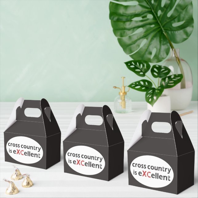 XC Cross Country Running is © eXCellent Favor Box (Multiple)