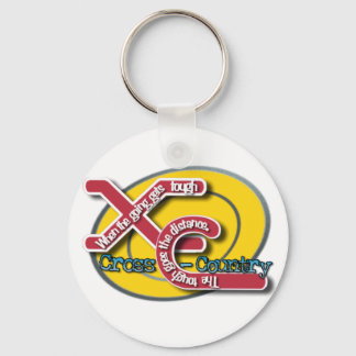 XC TOUGH MOTTO - CROSS COUNTRY KEYCHAIN