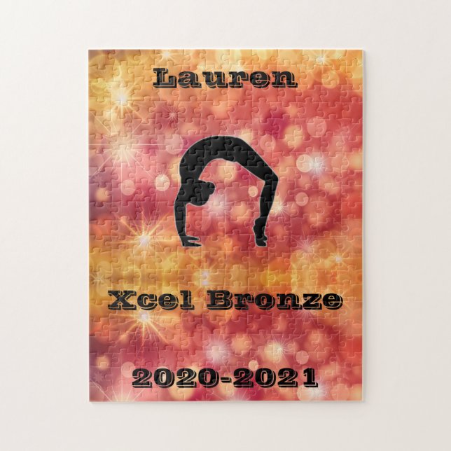 Xcel Bronze Gymnastique Jigsaw Puzzle (Vertical)