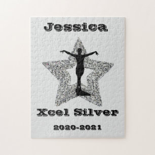 Xcel Silver Gymnastics Jigsaw Puzzle